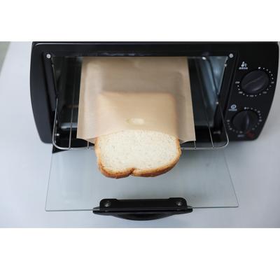 China Non Stick Easily Cleaned Reusable Heat Resistant Food Grade Waffle Toaster Bags Bread Toast Bag Sandwich Bag for sale