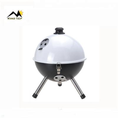 China Easily Assembled Portable Smokeless Outdoor Camping BBQ Grill Mini Charcoal BBQ Grill Kettle BBQ Grill for sale