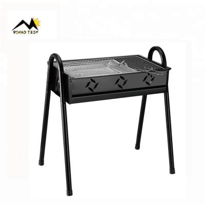 China Easily Assembled Korean Barbecue Grill Square Shape BBQ Grill Single Medium Outdoor Portable Korean Barbecue Grill Table for sale