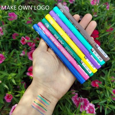 China Glue Pen Duochrome Pink Liquid Eyeliner Colorful Glitter Private Label Pencil Wholesale Magnetic Waterproof Custom Liner Marker for sale