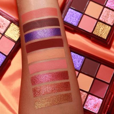 China Other Custom High Dye Makeup Private Label Private Label Glitter Cosmetics Nude Palettes Wholesale Brown Palet Eyeshadow Palette for sale