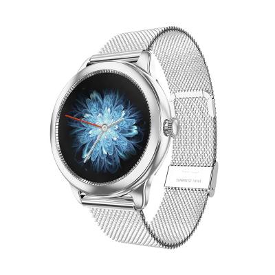 China New Arrival B8Pro De Toleda Touch Screen Around Watch Stopwatch Smart Watch For Women With Metal Straps for sale