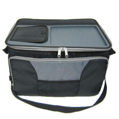 China Picnic Lunch Box Insulated Cooler Box With Hard Shell Large Capacity Travel Food Cooler Bag Food Delivery Bag for sale