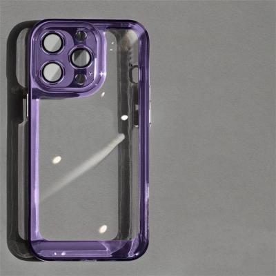 China Camera Lens Shockproof Protector Fashion Shockproof Transparent Clear Case For iphone 14 pro max Cover Device Fundas Para de 13 12 for sale