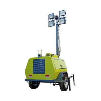 China Cheap Portable Solar Mobile Garden Emergency Rescue Price LED Battery Home Signal Light Generator Balloon Mobile Diesel Light Towers for sale