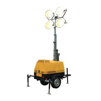 China Emergency Rescue 4000W Signaworks Regular Red Portable Inflatable Lighting LED Aviation Boot 1000W Diesel Mobile Light Towers For Mining for sale