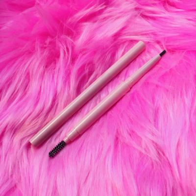 China Double Head Waterproof Eyebrow Pencil Pink Waterproof Eyebrow Pencil Own Brand for sale