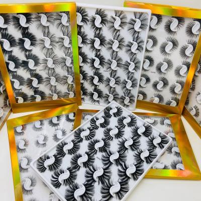 China Long 3D Wholesale Natural Mink Lash Lashses Real Mink Packaging for sale