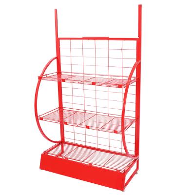 China Single Sided Supermarket And Retail Store Wire Snacks Display Rack for sale