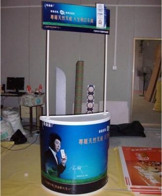 China Rush Podium Table Counter Stand Advertising Table Promotion Table for sale