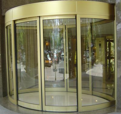 China Curved Aluminium Glass Sliding Door/ Automatic Curved Sliding Door for sale