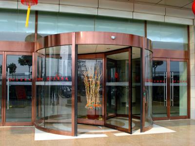 China Factory Supplied Automatic Revolving Doors with competitive price for sale