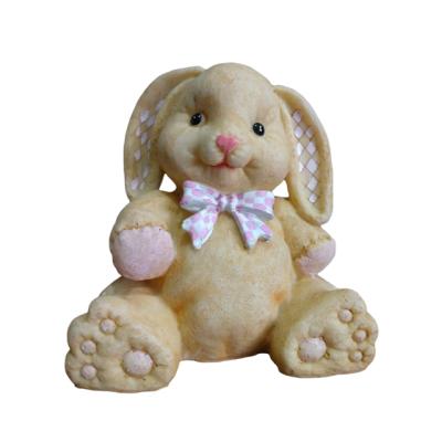 China Personalized Cute Animal Money Bank Money Bank Rabbit Piggy Banks For Kids Cash Savings Box Yellow Cute Rabbit Toy for sale