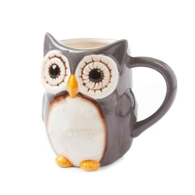 China Europe wholesale factory direct handmade custom cute animal mugs 3d tea cup gifts for sale