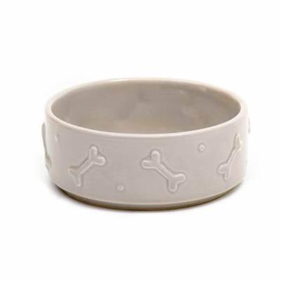 China Direct Wholesale Custom Wholesale White Pet Bowl Dog Food Bowl Europe Factory Porcelain Ceramic Bowl For Dogs for sale