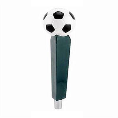 China Sustainable Decorative Sports Resin Football Custom Beer Tap Handle for sale