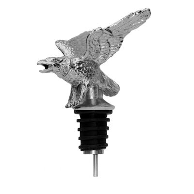 China Viable Wholesale Animal Wine Pourer Custom Ceramic Eagle Wine Pourer Accessories for sale