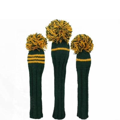 China OEM Durable Customized High Quality Golf Knitted 460cc Colored Utility Wood Headcover for sale