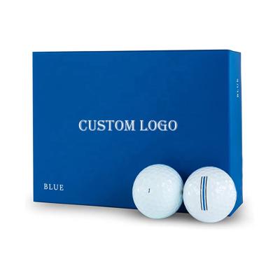 China High Urethane Customized Package Box Spinning Manufacturer Wholesale 3 Piece High Urethane Golf Ball for sale