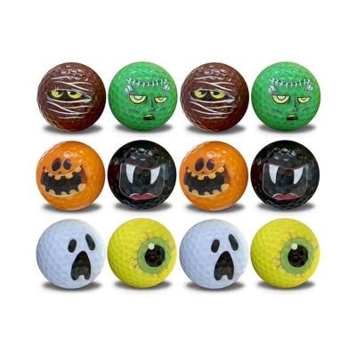 China Surlyn 2 Layers Customized Beautiful Gift Balls Colorful Durable Surlyn Golf Ball for sale