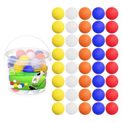 China Urethane Printed Color Customized 2 Layer Gift Golf Products Colored Urethane Golf Ball for sale