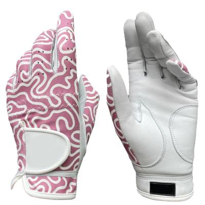 China Logo AAA Cabretta Golf Gloves New PU Leather Waterproof Custom Women's Soft Comfortable Feel Soft Comfortable Design for sale