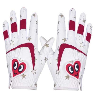 China Wholesale Soft Feel Comfortable PU Leather Soft Waterproof Cabretta Golf Gloves Custom Golf Glove With Vents for sale