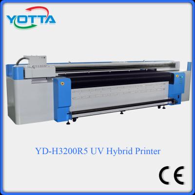 China uv led hybrid printer for both roll to roll and flat material wallpaper fabric for sale