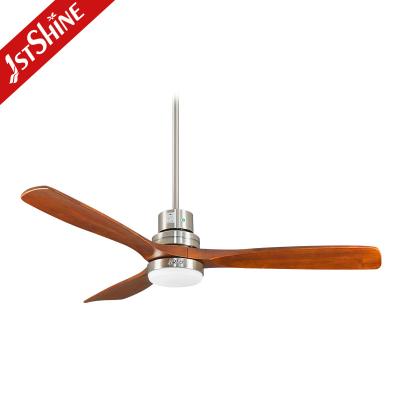 China 52 inch low modern decorative 1stshine watt ceiling fan bedroom bldc silent energy saving smart remote control ceiling fan for sale