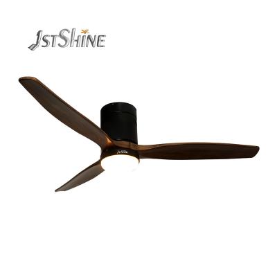 China With light 1stshine 3 blades wooden home decorative ceiling fans with lights 220 volt led light ceiling fans for sale