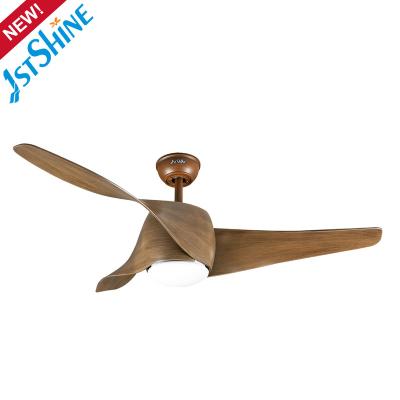 China With 1stshine 52 Inch White AC Motor 3 Blades Outdoor Ceiling Fan Light With Light And Remote Control for sale