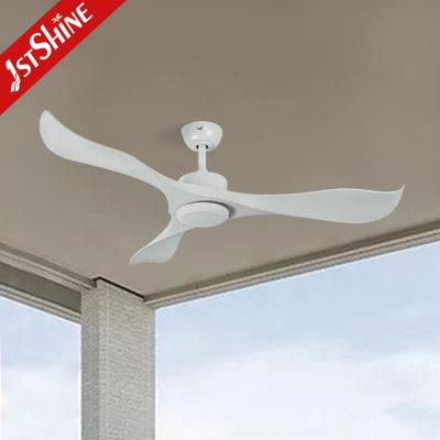 China With 1stshine 52 Inch 3 Inch Lightweight Plastic Blade Outdoor Waterproof Plastic Decorative Ceiling Fan for sale