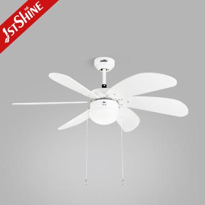 China 1stshine Traditional Hot Sale Energy Saving European Style Indoor Decorative Pull Chain Ceiling Fan With Light for sale