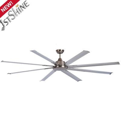 China With Light European Indoor 1stshine Ceiling 84 Inch Large Air Circulation Blades Decorative Aluminum Ceiling Fan for sale