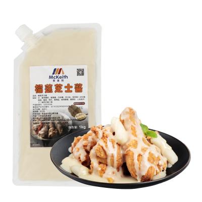 China Fried Taste Hot Sale Fruit Flavor Durian Flavor Cheese Sauce Restaurant / Mckeith Home Sauce Use White Cheese Sauce Provide Sample for sale