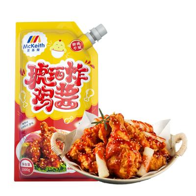 China Used For Fried Foods OEM Bargain Price 1 Kg Amber Fried Chicken Sauce Korean Beer Fried Chicken Sauce Fried Chicken Sauce Sauce Hot Selling for sale