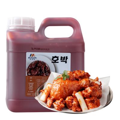 China Used For Wholesale 5 Kg Amber Fried Chicken Sauce Fried Foods Factory Price 5 Kg*4 Barrels Carton Restaurant / Shop Red Sauce Use Chian for sale