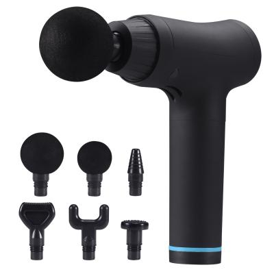 China 2021 New 30 Speeds Mini Massage Gun Powerful Deep Fascia Handheld Durable Adjustable Thruster Body Mini Massage Gun for sale