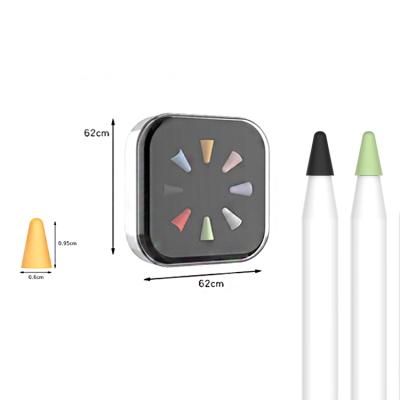 China Anti-fall Silicone Tip Cover For Apple iPad Custom Pencil Case For Apple Pencil 1/2 for sale