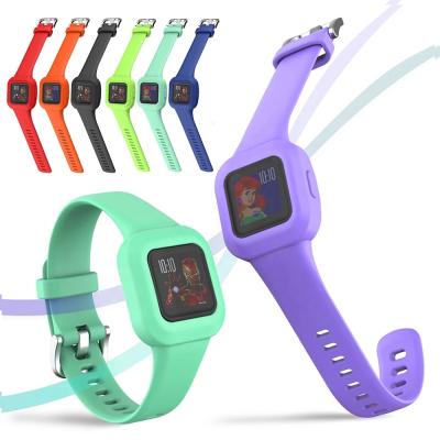 China Silicone Silicone Wrist Strap for Garmin Fit JR3 Watch Band Replacement Strap Belt for sale