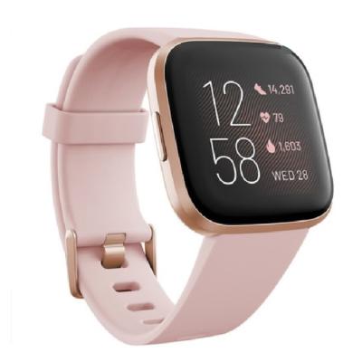 China Water resistant suitable for fitbi t versa2 silicone strap versa lite official same color buckle replacement sports strap for sale