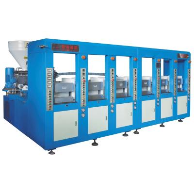 China Shoes KR2800-X6 Fully Automatic Multi Functional Rubber Plastic Injection Molding Machine MPR for sale