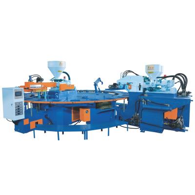 China Full Automatic PVC Three Color Air Shoes Industry Slipper Injection Molding Machine for sale