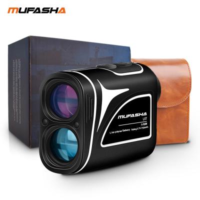 China MUFASHA LX7 Slope Compensation Shake Golf Laser Rangefinder with LX7 Leather Bag for sale