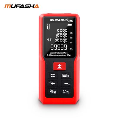 China MUFASHA MT70 laser range finder small mini laser distance meter 94g/117*53*27mm for sale