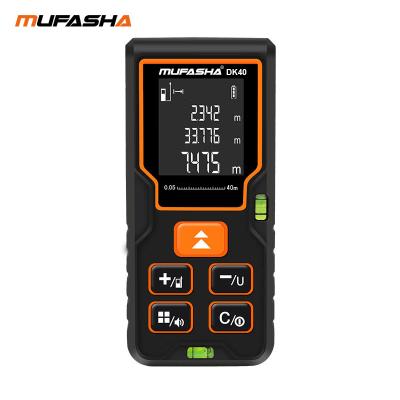 China MUFASHA DK40 40m Digital Laser Measure Distance Laser Meter DK40 for sale