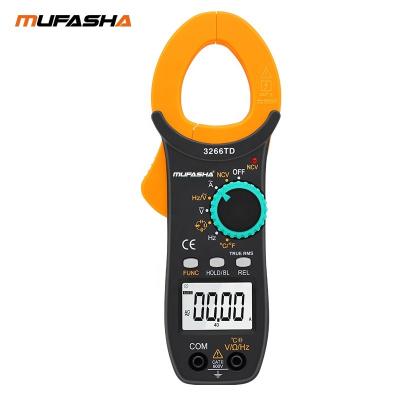 China MUFASHA 3266TD 3999 True Current Count Flange Multimeter RMS AC DC Clamp Meter For Repair Etc 3266TD car for sale