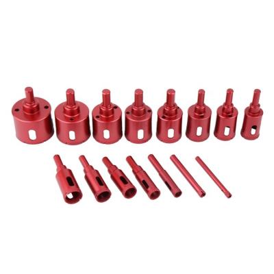 China Granite Ceramic Tile Electric Hand Drill Porcelain Tile Marble Glass Vacuum Welded Diamond Dry Core Drill Bits for sale