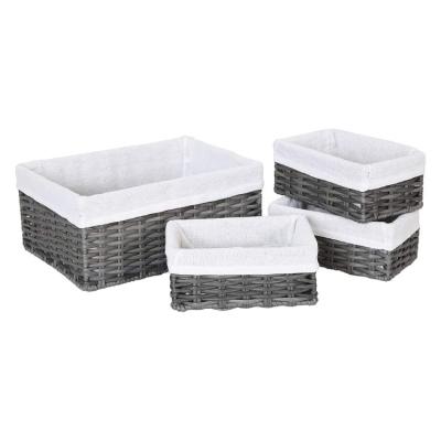 China Wholesale Sturdy Multi Function Top Custom Size Hyacinth Wicker Storage Basket Bins Water Basket Handwork Handmade for sale