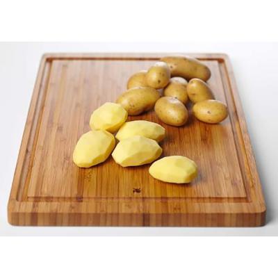 China Sturdy Acacia Wood Rectangle Shaped Pizza Skin Cheese Serving Cutting Board With Handle for sale